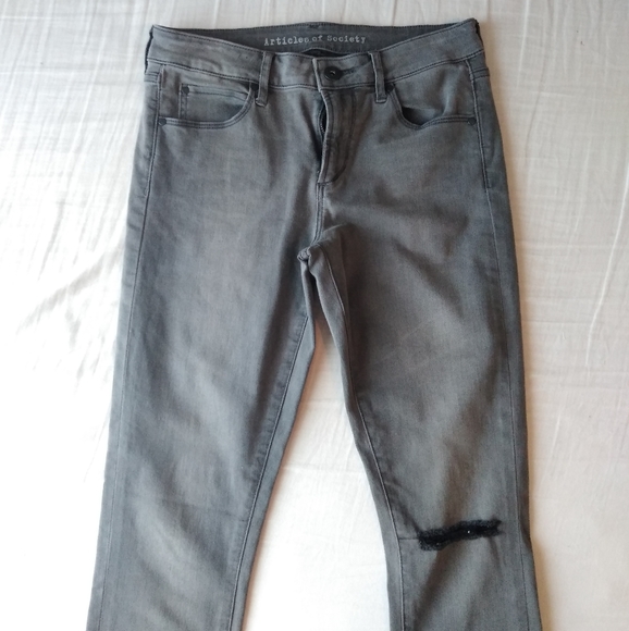 Articles of society Gray Skinny jeans Distressed - Picture 4 of 9